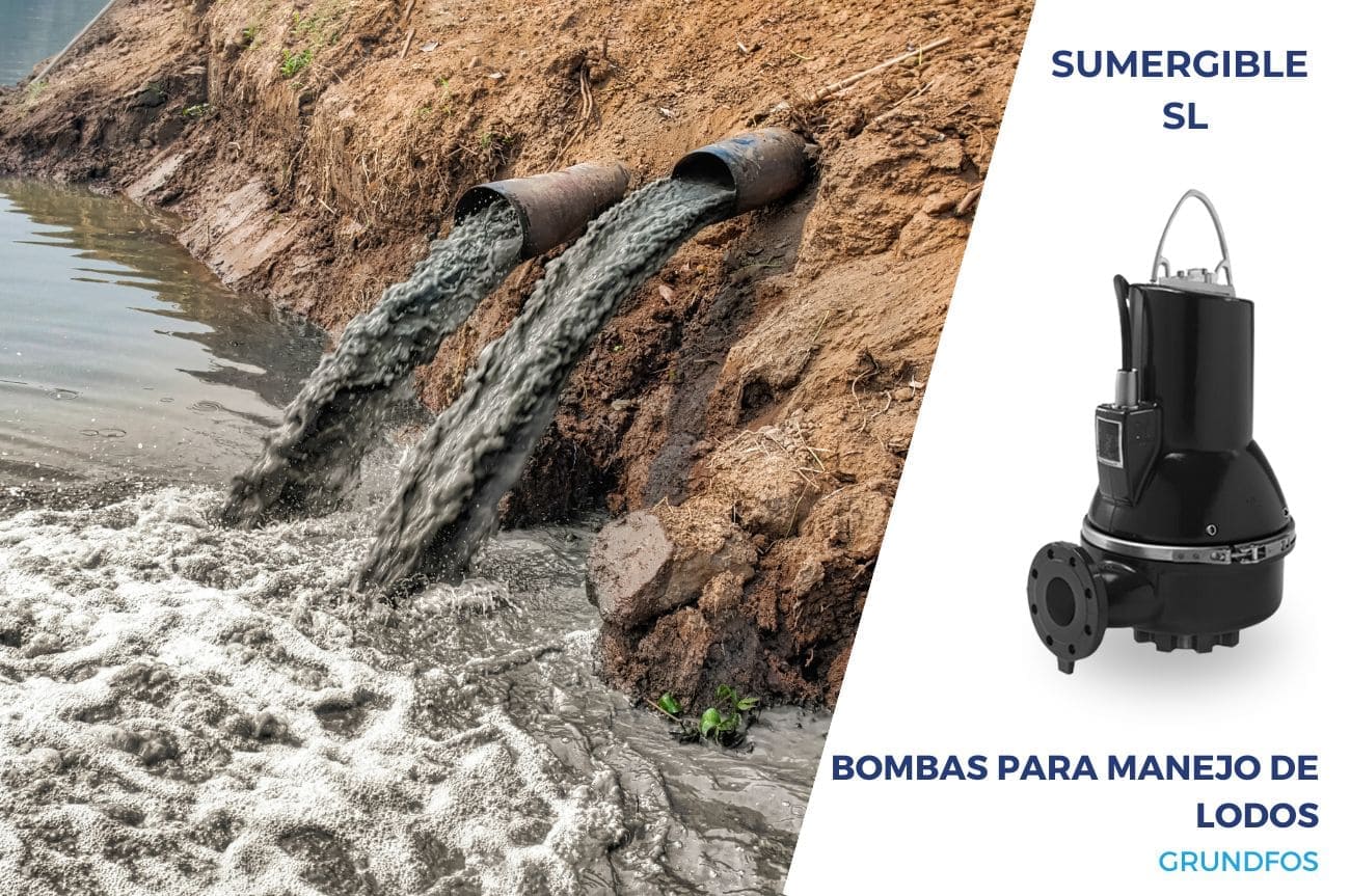 BOMBAS PARA MANEJO DE LODOS EN EL TRATAMIENTO DE AGUAS RESIDUALES INDUSTRIALES 1 BOMBA PARA MANEJO DE LODOS